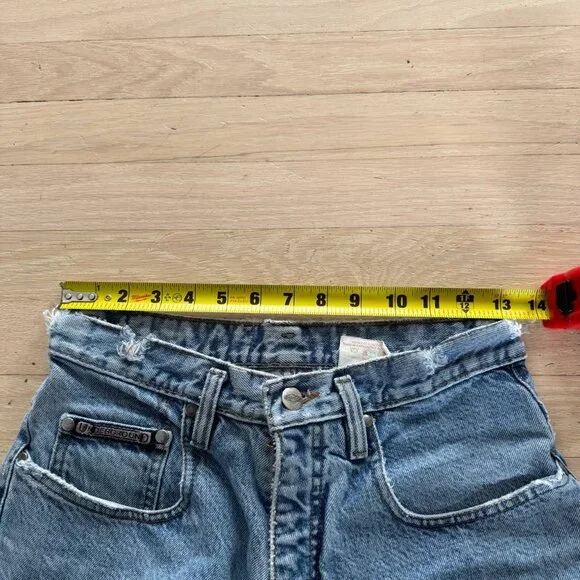 Underground Industrial Wear Vintage 90s Distressed Faded Blue Men's 26x31 Jeans - Picture 6 of 10